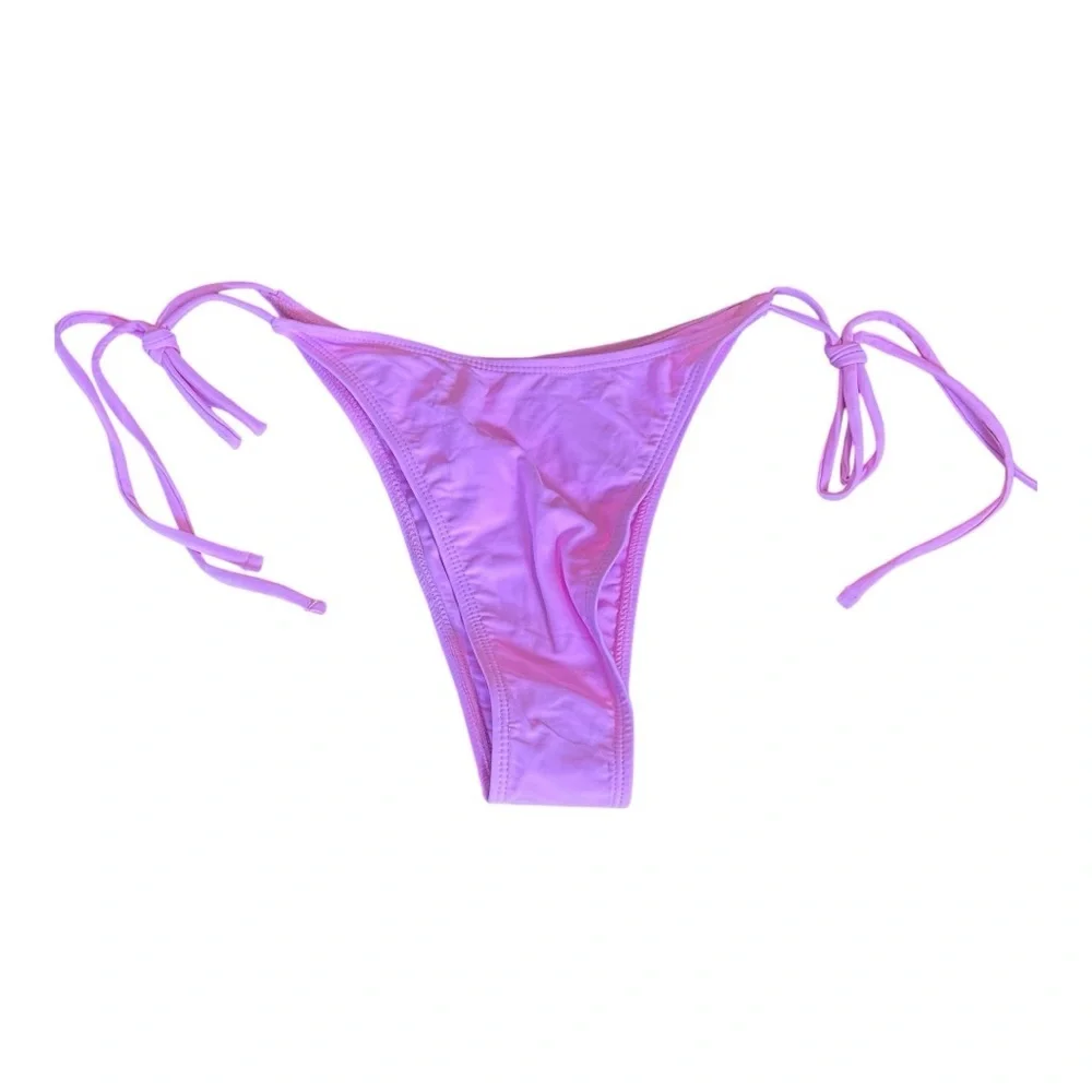 Zaful Solid O Ring‎ 2025 Two Piece Bandeau Strapless Swimsuit Women Sz 6 NEW